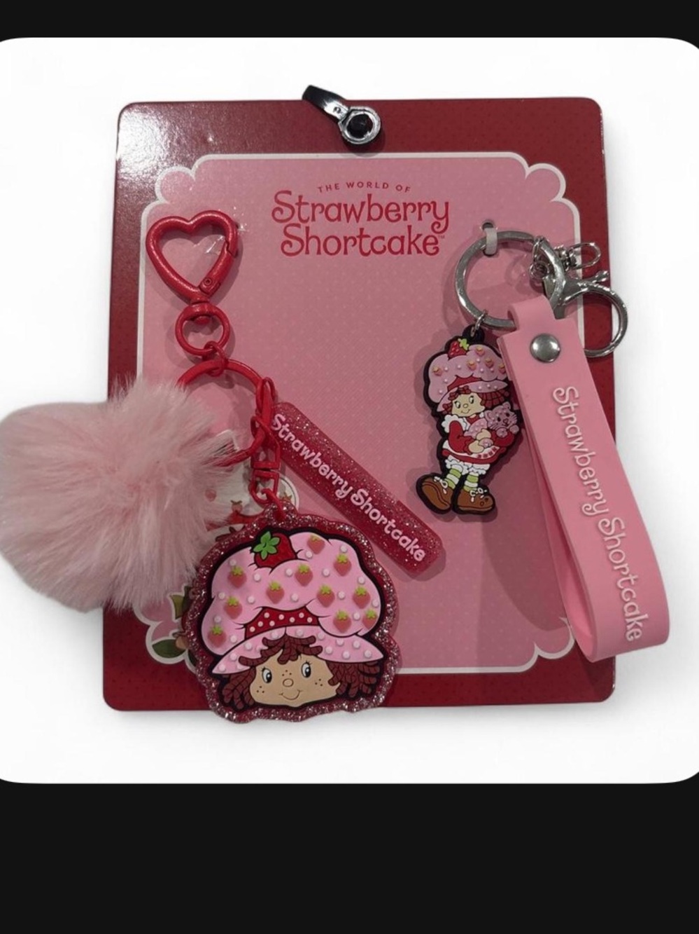 Strawberry Shortcake keychain set
